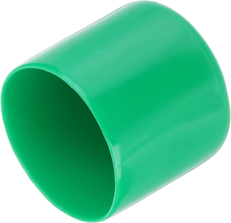 Rubber End Caps Vinyl PVC Tube Bolt Cap Protectors 4Pcs 47mm ID Dark Green Unbranded