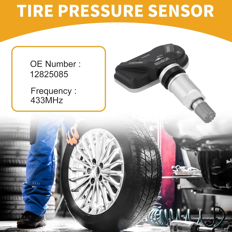 TPMS Tire Pressure Sensor 12825085 Lotus Elise Evora Exige 2014-2015 Black Unbranded