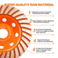 Diamond Turbo Grinding Cup Wheel 125Mm Concrete Stone Masonry Angle Grinder Disc Does not apply