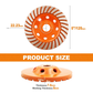 Diamond Turbo Grinding Cup Wheel 125Mm Concrete Stone Masonry Angle Grinder Disc Does not apply