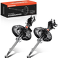 Front Shock Absorbers Gas Suspension Struts fit Fiat 500 500C Left Right 333766 Unbranded