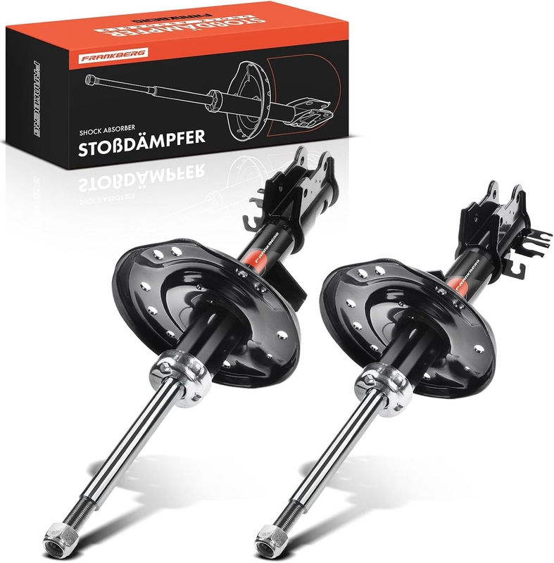 Front Shock Absorbers Gas Suspension Struts fit Fiat 500 500C Left Right 333766 Unbranded