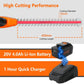 Cordless Pole Hedge Trimmer 20V Battery Telescopic Long Reach Bush Clippers 18In Unbranded