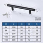 Matte Black Kitchen Handles 64Mm Stainless Steel T Bar Cupboard Drawer Pulls 2Pk Unbranded