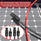 Solar Extension Cable Kit 4Mm 11AWG Tinned Copper IP67 Pre Crimped Wire 3M 3M