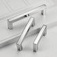 Kitchen Cabinet Handles 128Mm Stainless Steel Silver Brushed T Bar Drawer Pulls Unbranded