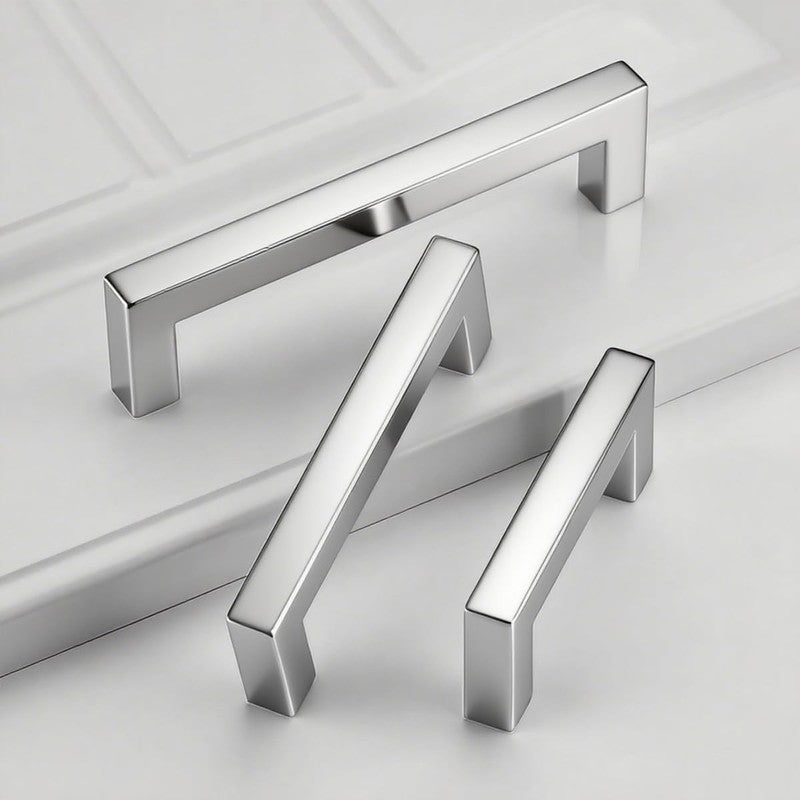 Kitchen Cabinet Handles 128Mm Stainless Steel Silver Brushed T Bar Drawer Pulls Unbranded