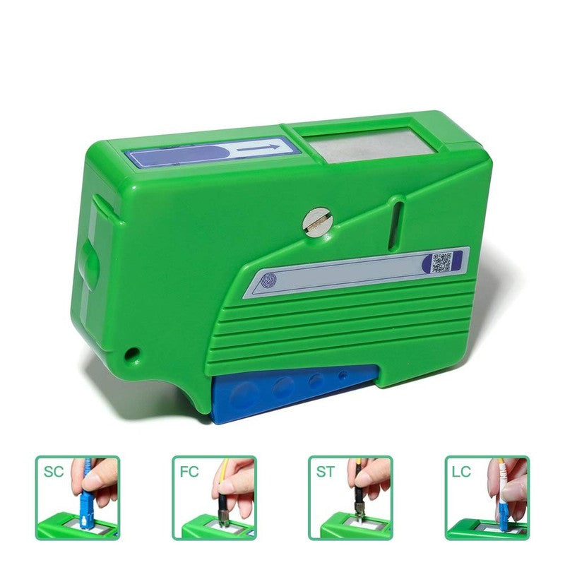 Fiber Optic Cleaning Box Connector Cleaner Cassette SC FC ST LC Tape Tool 550 Us Unbranded