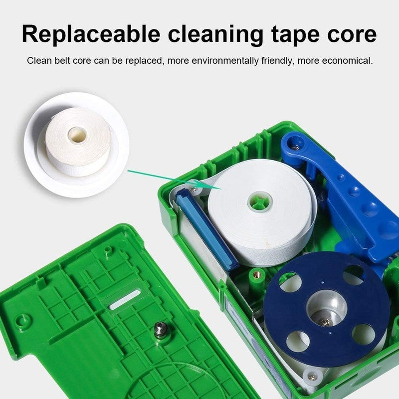 Fiber Optic Cleaning Box Connector Cleaner Cassette SC FC ST LC Tape Tool 550 Us Unbranded