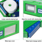 Fiber Optic Cleaning Box Connector Cleaner Cassette SC FC ST LC Tape Tool 550 Us Unbranded