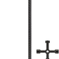 Water Meter Key 12 Inch T Handle Curb Valve Shut Off Tool 4 Way Utility Wrench Unbranded