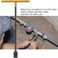 Water Meter Key 12 Inch T Handle Curb Valve Shut Off Tool 4 Way Utility Wrench Unbranded