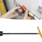 Water Meter Key 12 Inch T Handle Curb Valve Shut Off Tool 4 Way Utility Wrench Unbranded