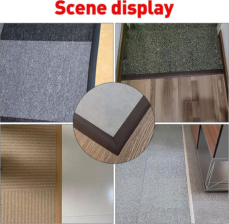 Rubber Threshold Ramp Self Adhesive Door Strip Non Slip Wheelchair 2M Grey 20Mm Unbranded