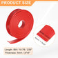 Red U Shape Edge Banding Self Adhesive TPE Furniture Trim Protector 40mm x 6M Unbranded