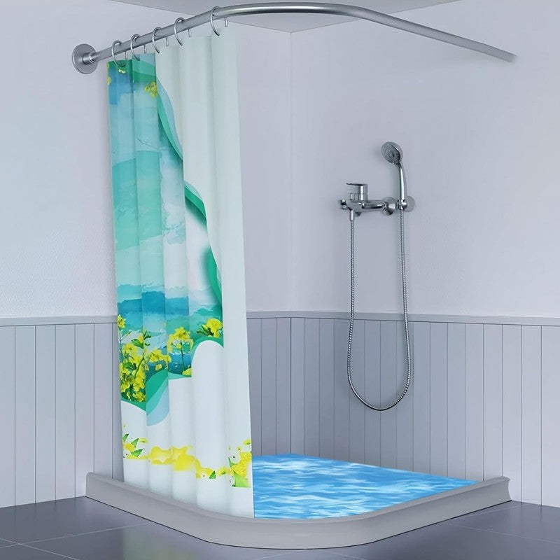 Shower Screen Seal Strip Shower Door Seal 2M Foldable Water Stopper Grey BathBox Unbranded