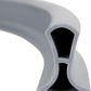 Shower Screen Seal Strip Shower Door Seal 2M Foldable Water Stopper Grey BathBox Unbranded