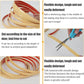 PVC U Shape Edging Trim Self Adhesive Flexible Skirting Board 18Mm 5M Wood Grain Unbranded