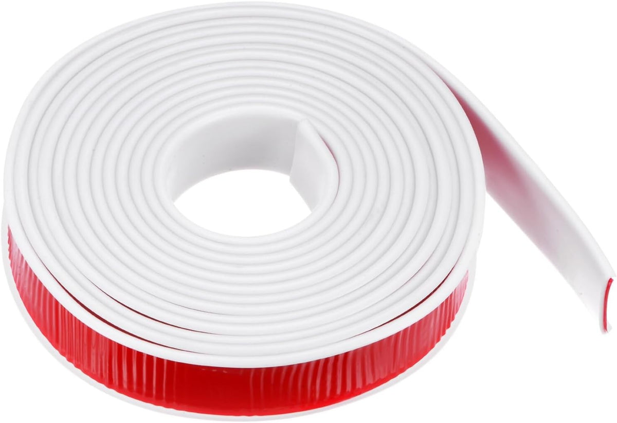 White U Shape Edge Banding Self Adhesive TPE Furniture Trim Protector 30mm x 6M Unbranded