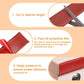 Brown U Shape Edge Banding Self Adhesive TPE Furniture Trim Protector 40Mm X 6M Unbranded