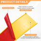 Yellow U Shape Edge Banding Self Adhesive TPE Furniture Trim Protector 32mm x 6M Unbranded