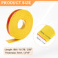 Yellow U Shape Edge Banding Self Adhesive TPE Furniture Trim Protector 32mm x 6M Unbranded