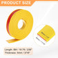 Yellow U Shape Edge Banding Self Adhesive TPE Furniture Trim Protector 36mm x 6M Unbranded