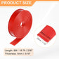 Red U Shape Edge Banding Self Adhesive TPE Furniture Trim Protector 28mm x 6M Unbranded