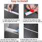 Shower Water Barrier Silicone Wet Room Floor Strip Grey 4M Bathroom Splash Guard Unbranded