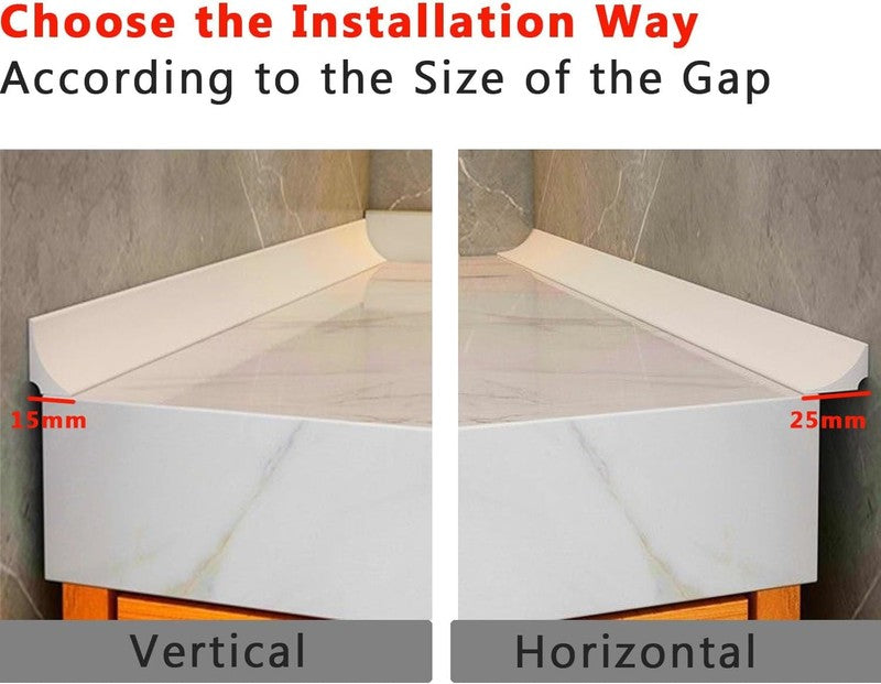 Shower Water Barrier Silicone Wet Room Floor Strip Grey 4M Bathroom Splash Guard Unbranded