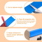 Blue U Shape Edge Banding Self Adhesive TPE Furniture Trim Protector 32mm x 6M Unbranded