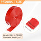 Red U Shape Edge Banding Self Adhesive TPE Furniture Trim Protector 30mm x 6M Unbranded