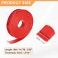 Red U Shape Edge Banding Self Adhesive TPE Furniture Trim Protector 32mm x 6M Unbranded