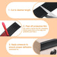 Black U Shape Edge Banding Self Adhesive TPE Furniture Trim Protector 32mm x 6M Unbranded