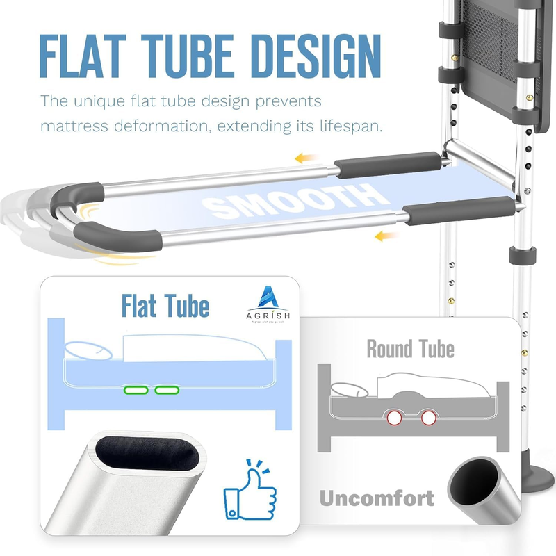 Bed Assist Rail Elderly Adults Safety Handle LED Light Support Storage Pouch Aid Unbranded