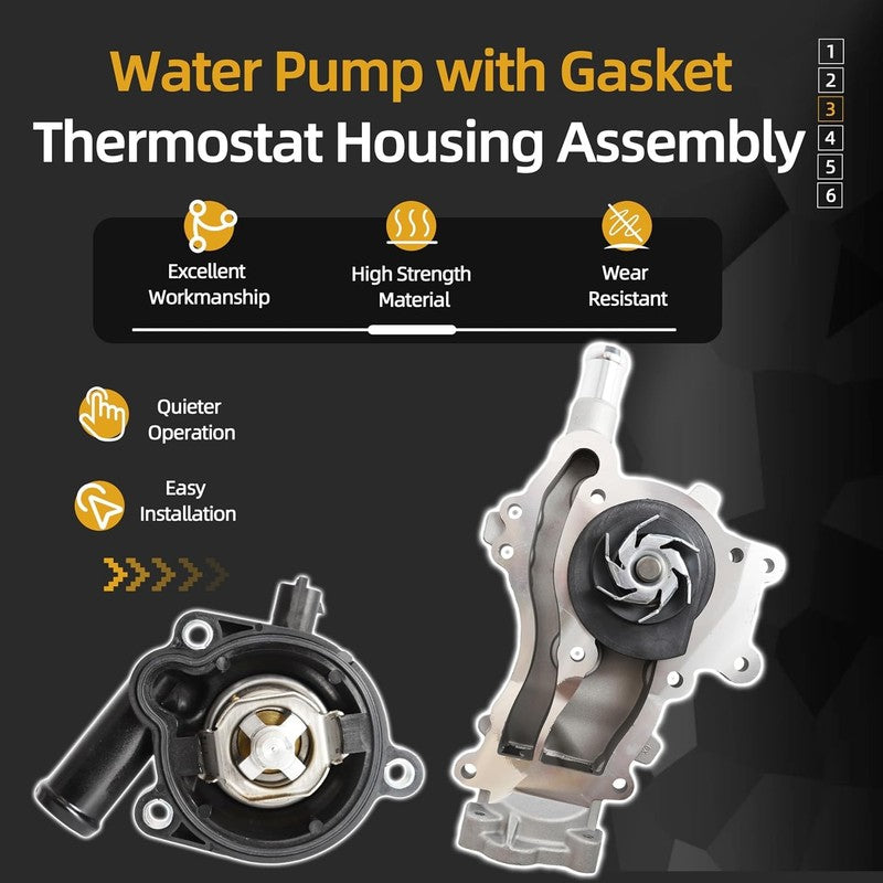 Engine Water Pump Thermostat Housing Gasket Kit fit Astra Corsa Cruze Meriva Does not apply