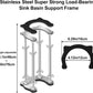 Adjustable Undermount Sink Support Bracket Stainless Steel Kitchen Repair Stand Unbranded
