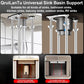 Adjustable Undermount Sink Support Bracket Stainless Steel Kitchen Repair Stand Unbranded