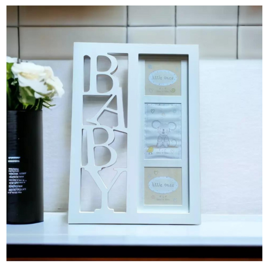 Baby Photo Frame Multi Picture Collage Display Nursery Family Memory Gift Holder Deal For Any Occasion