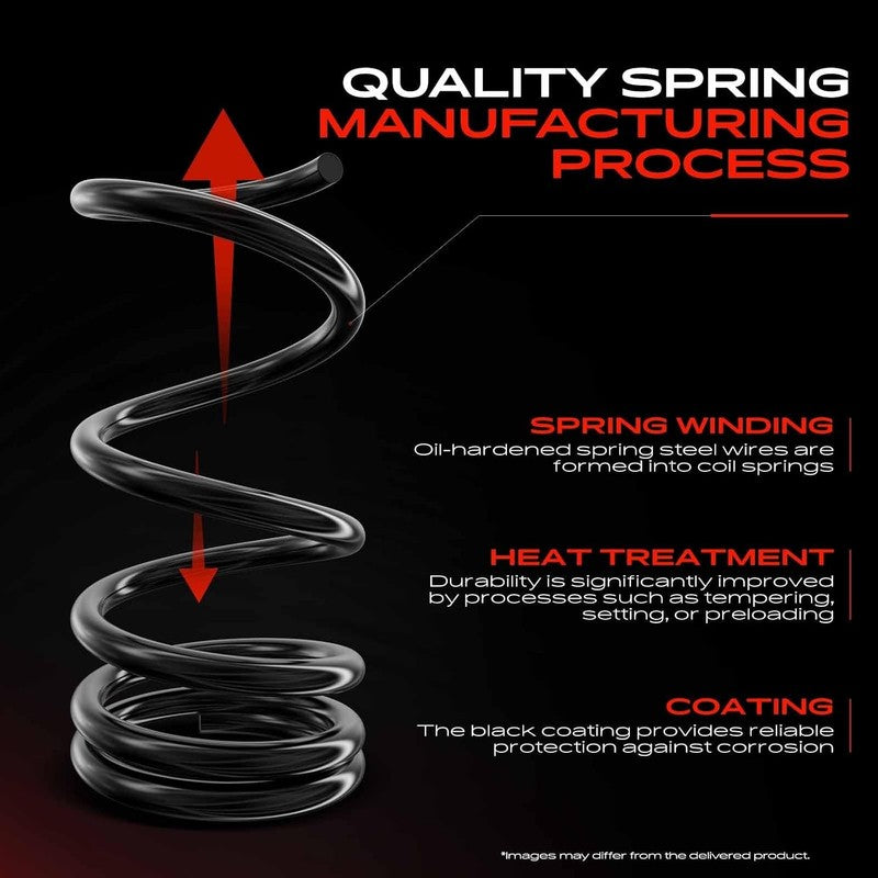 Front Suspension Coil Springs fit Ford Kuga Mk2 DM2 RA1424 2012-on CV615310CGA Unbranded