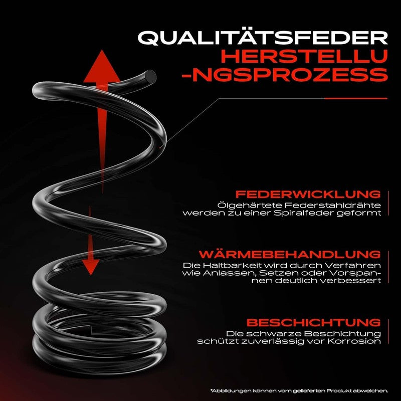 Front Suspension Coil Springs Pair Vauxhall Insignia A G09 Replacement 13219114 Does not apply