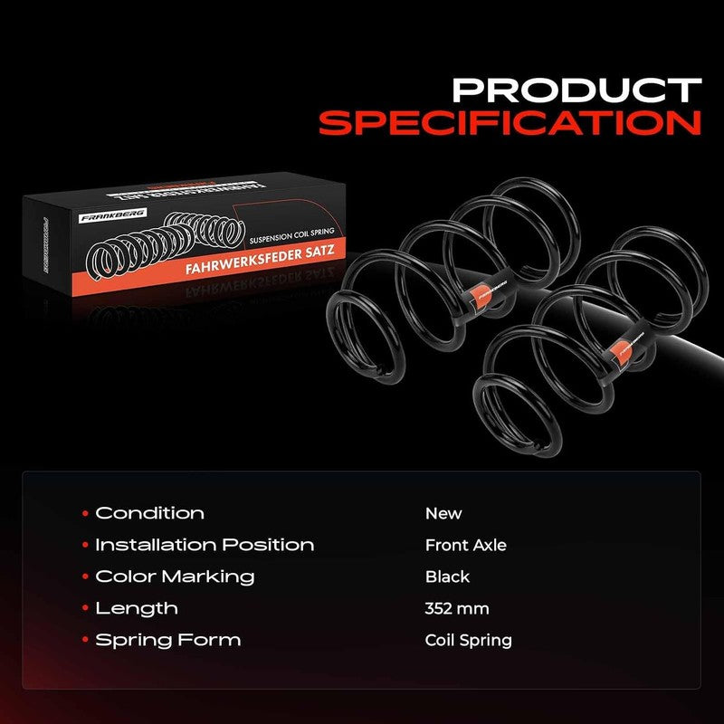 Front Coil Springs 2X fit Ford Focus C Max DM2 Suspension Set RC2171 3M515310CGA Unbranded