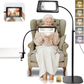 Magnifying Glass With Light 10X 30X 60 LED Floor Stand Clamp Reading Craft Lamp Does not apply