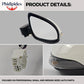 Right Wing Mirror fit Toyota Yaris XP130 2012 2020 Electric 7Pin 879100D580 Does not apply