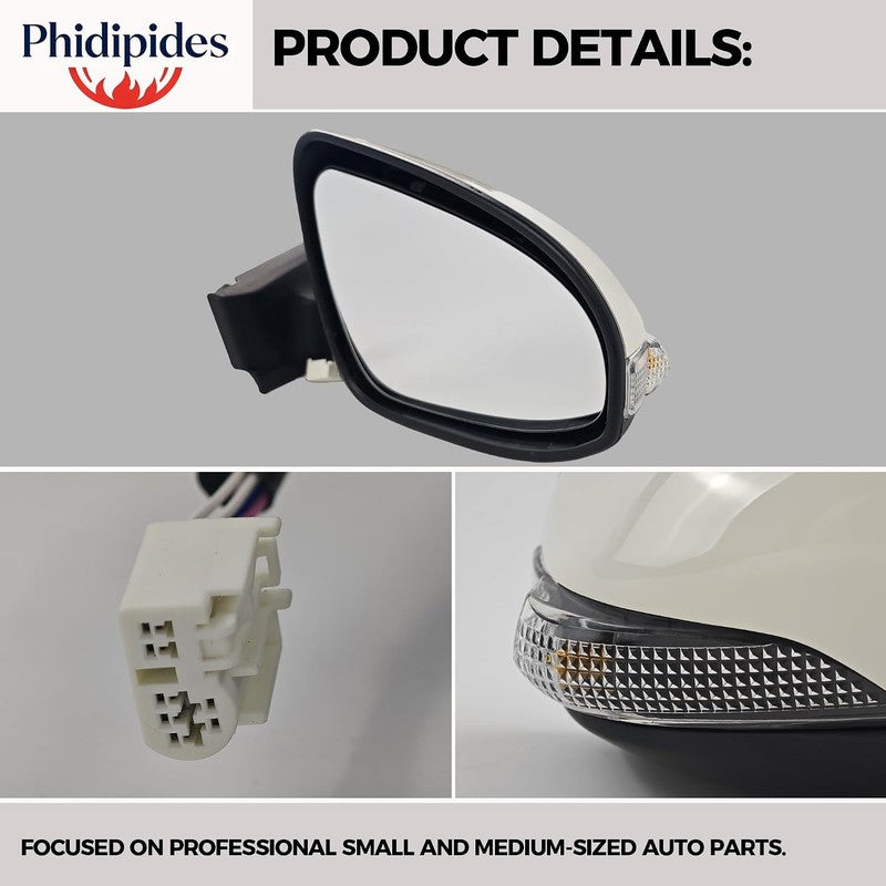 Right Wing Mirror fit Toyota Yaris XP130 2012 2020 Electric 7Pin 879100D580 Does not apply