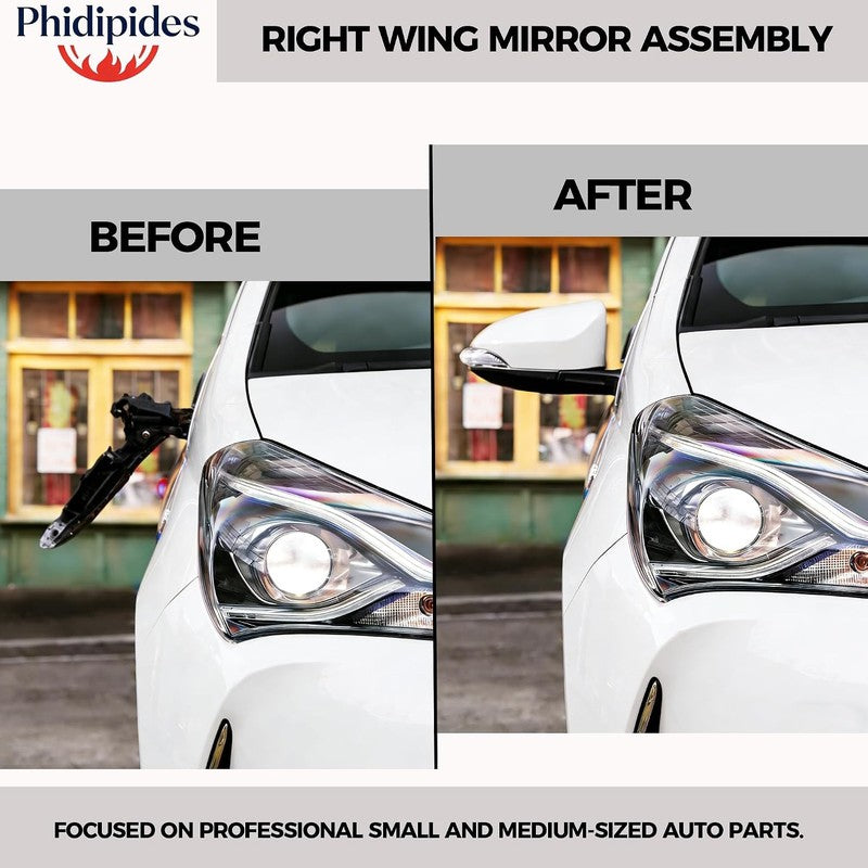 Right Wing Mirror fit Toyota Yaris XP130 2012 2020 Electric 7Pin 879100D580 Does not apply