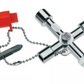 11 In 1 Utility Key Gas Radiator Plumbing Cabinet Square Triangle Water Tool Unbranded