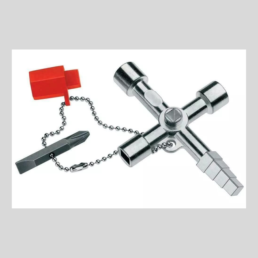 11 In 1 Utility Key Gas Radiator Plumbing Cabinet Square Triangle Water Tool Unbranded