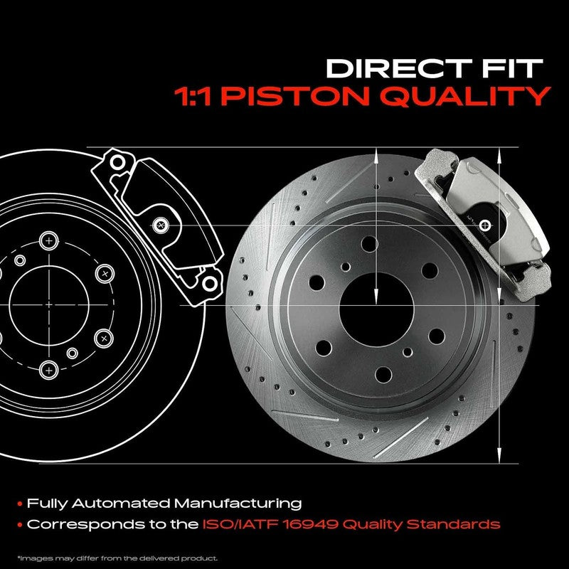 2X Front Brake Calipers With Holders fit Discovery Sport Evoque LR061369 Does not apply