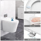 D Shape Toilet Seat Soft Close Quick Release White Heavy Duty Top Fixing Hinges Does not apply